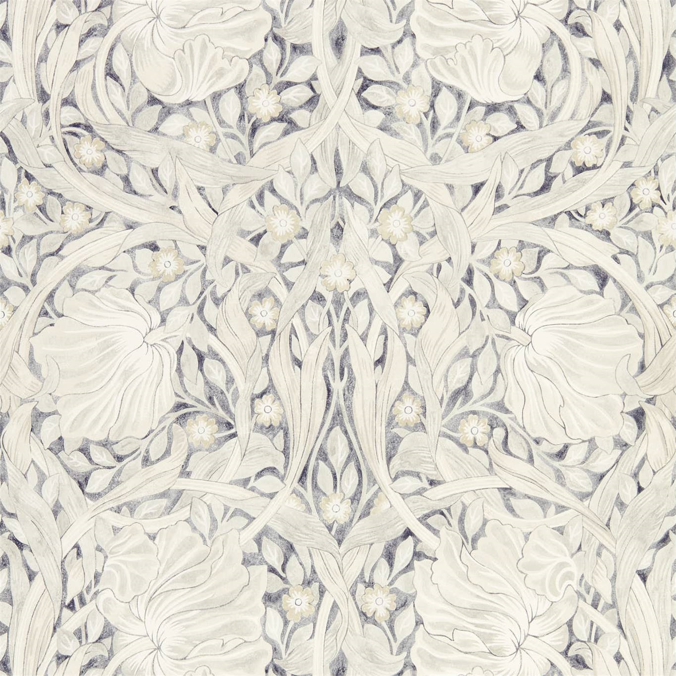 Pure Pimpernel Black Ink - DMPN216539 wallpaper William Morris