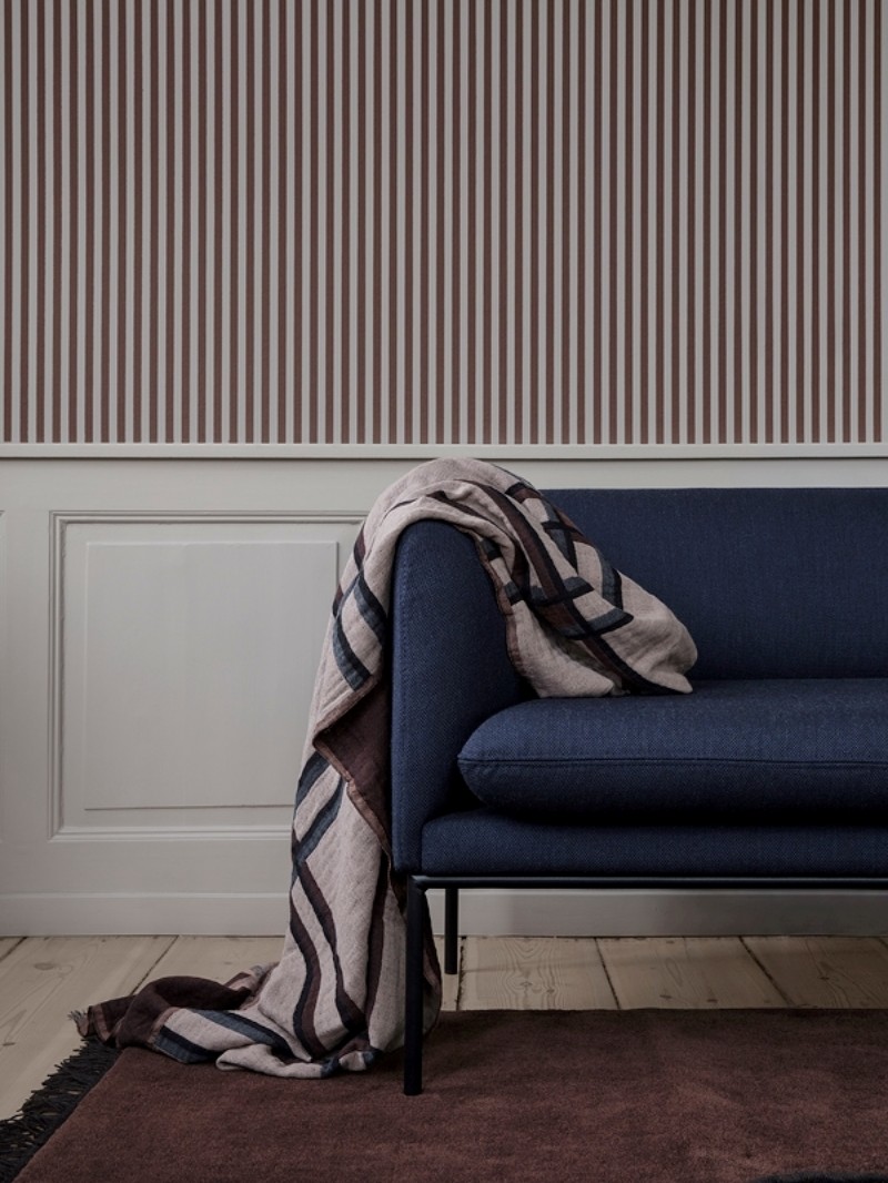 Image de Thin Lines Bordeaux/Grey - 537