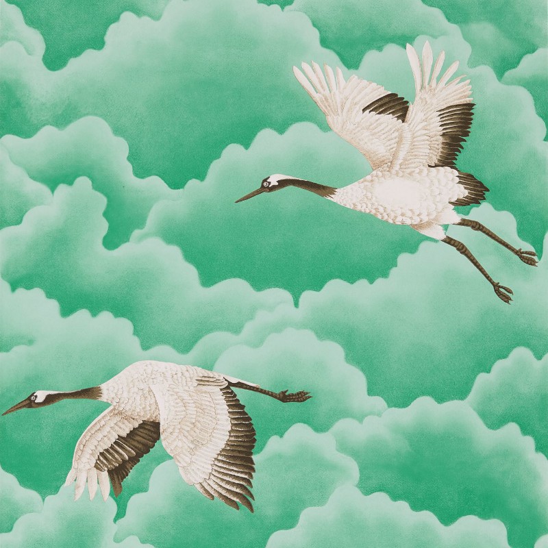 Image de Cranes In Flight Emerald - HGAT111233