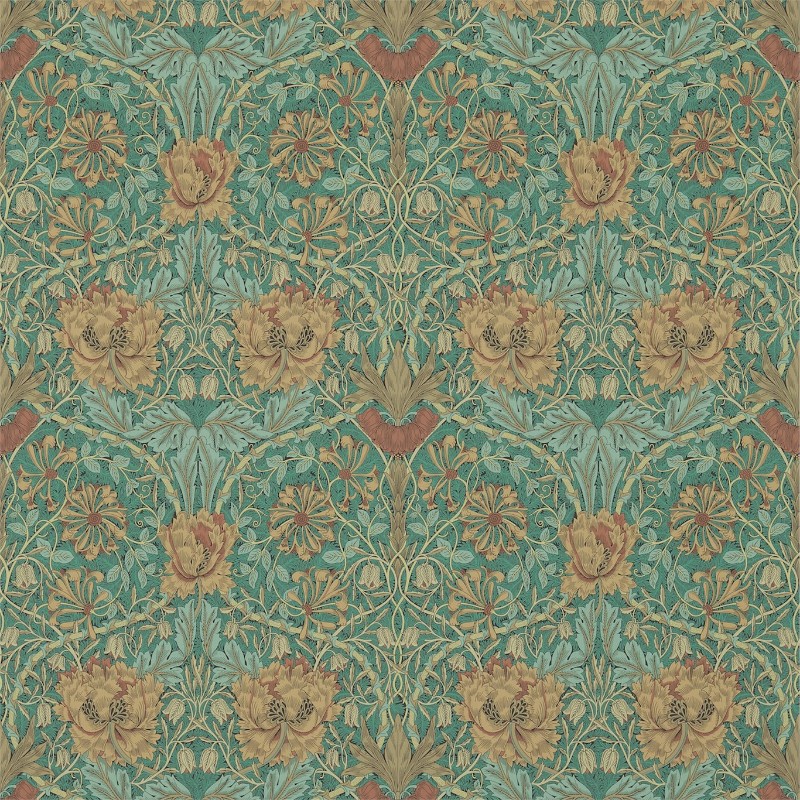 Image de Honeysuckle & Tulip Emerald/Russet - DM3W214704