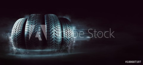 Bild på Autoreifen-Hintergrund