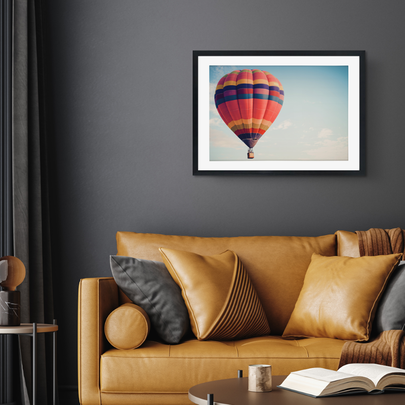 Bild på Vintage air balloon poster