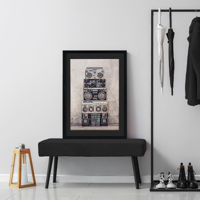Picture of Old school boombox plakat