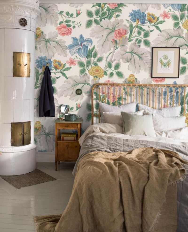 Bild von Carnation Garden Mural - 7236