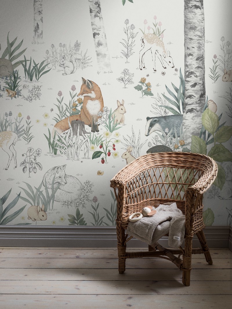 Bild vun Magic Forest Mural - 7481