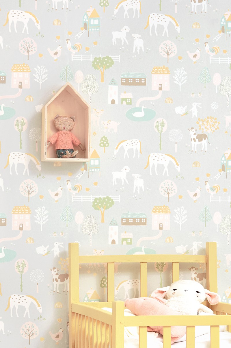 Slika MY FARM SOFT GREY - 127-01