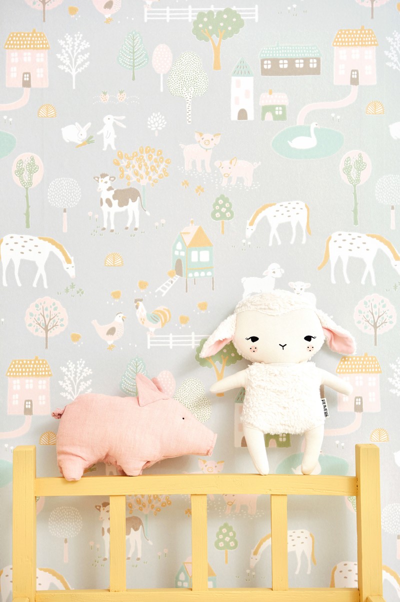 Slika MY FARM SOFT GREY - 127-01