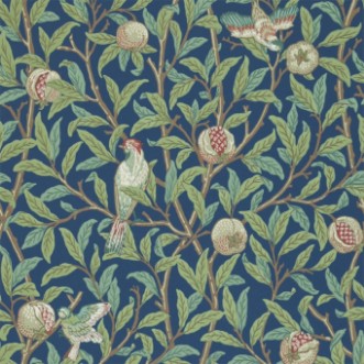 Immagine di Bird & Pomegranate Blue/Sage - 212540