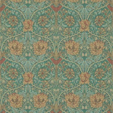 Bild på Honeysuckle & Tulip Emerald/Russet - DM3W214704