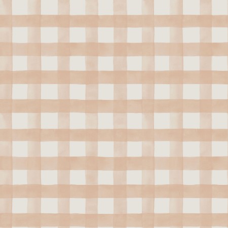 Bild på Watercolour Gingham Soft Coral - 13292