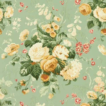 Stapleton Park Sage/Honey - DOSW217047 wallpaper Sanderson