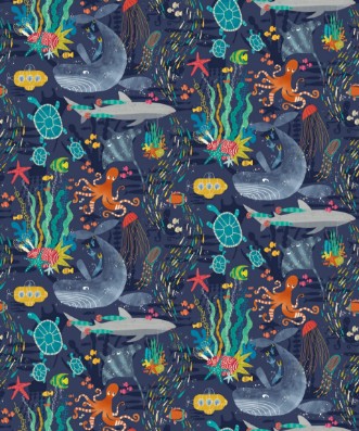 Picture of Beneath The Waves Prussian - WGU50130W