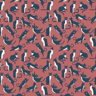 Bild på Geo Cat Wallpaper Pink - GEOCAT/WP1/PNK