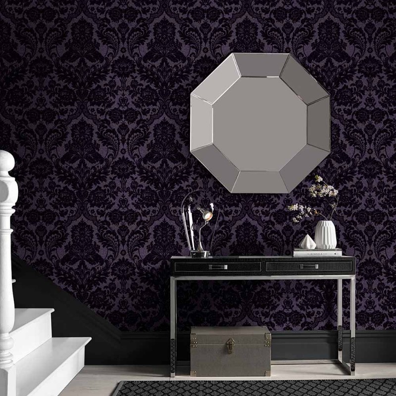 Bild von Gothic Damask Plum - 106586