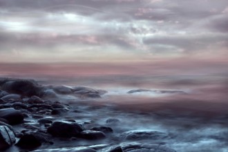 Slika Morning at the cliffs