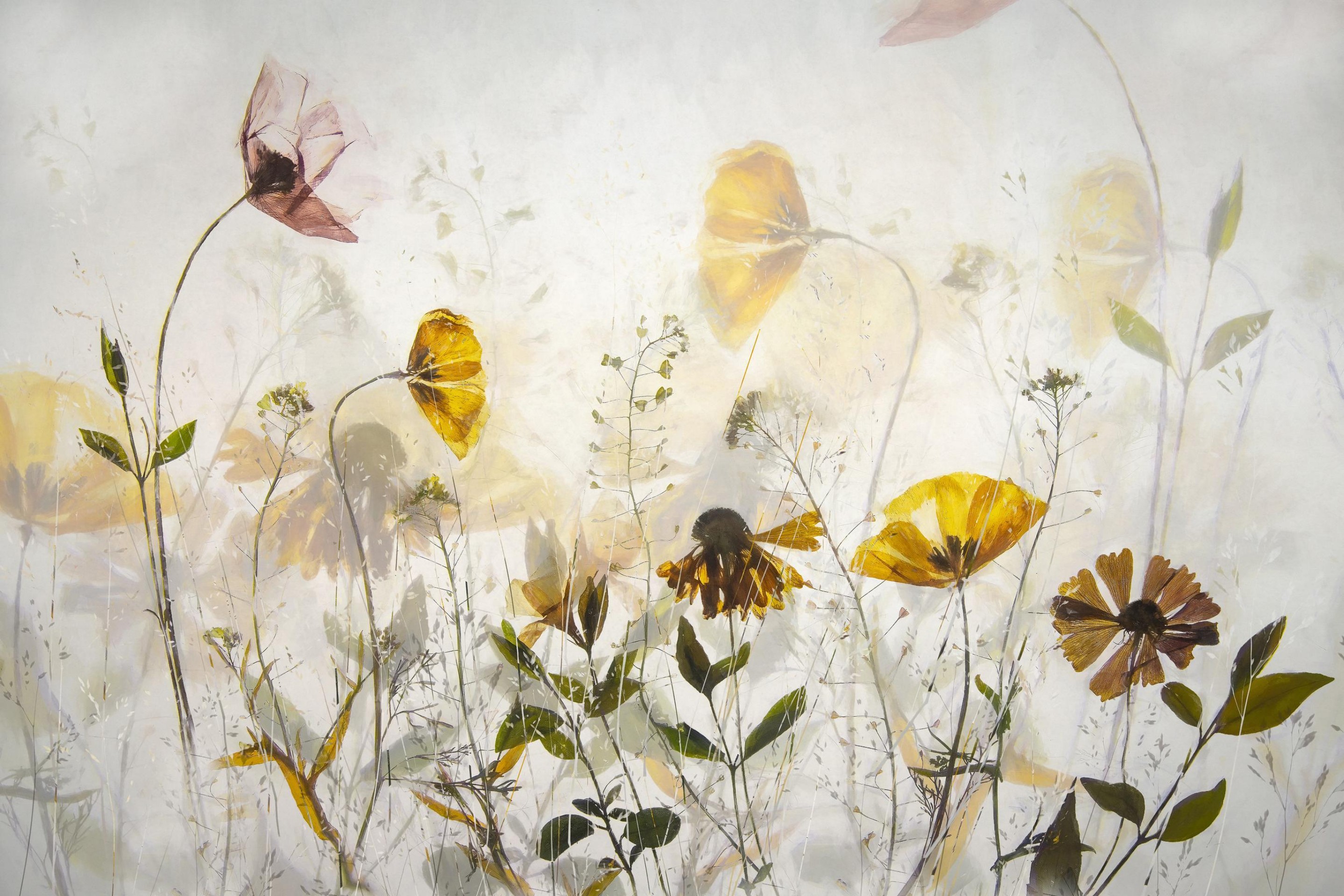 Flower Party photowallpaper Scandiwall