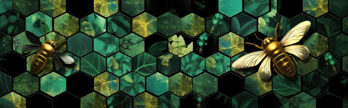 Bild von Bees on Tiles