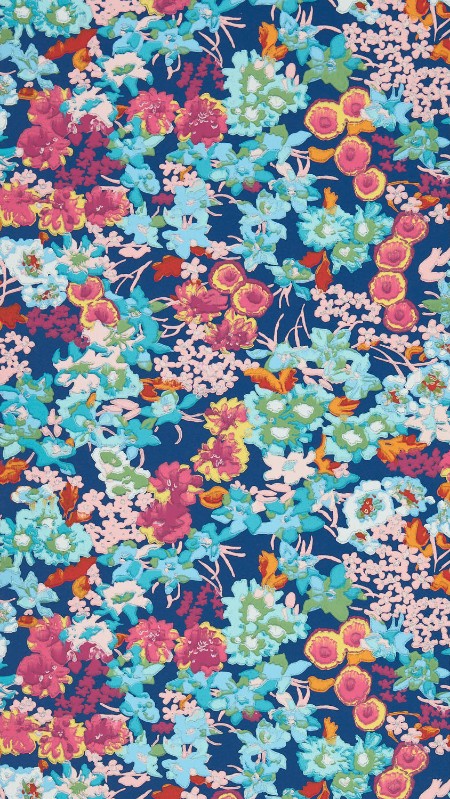 Wildflower Meadow Lapis/Carnelian/Aquamarine - HSRW113050 wallpaper Harlequin
