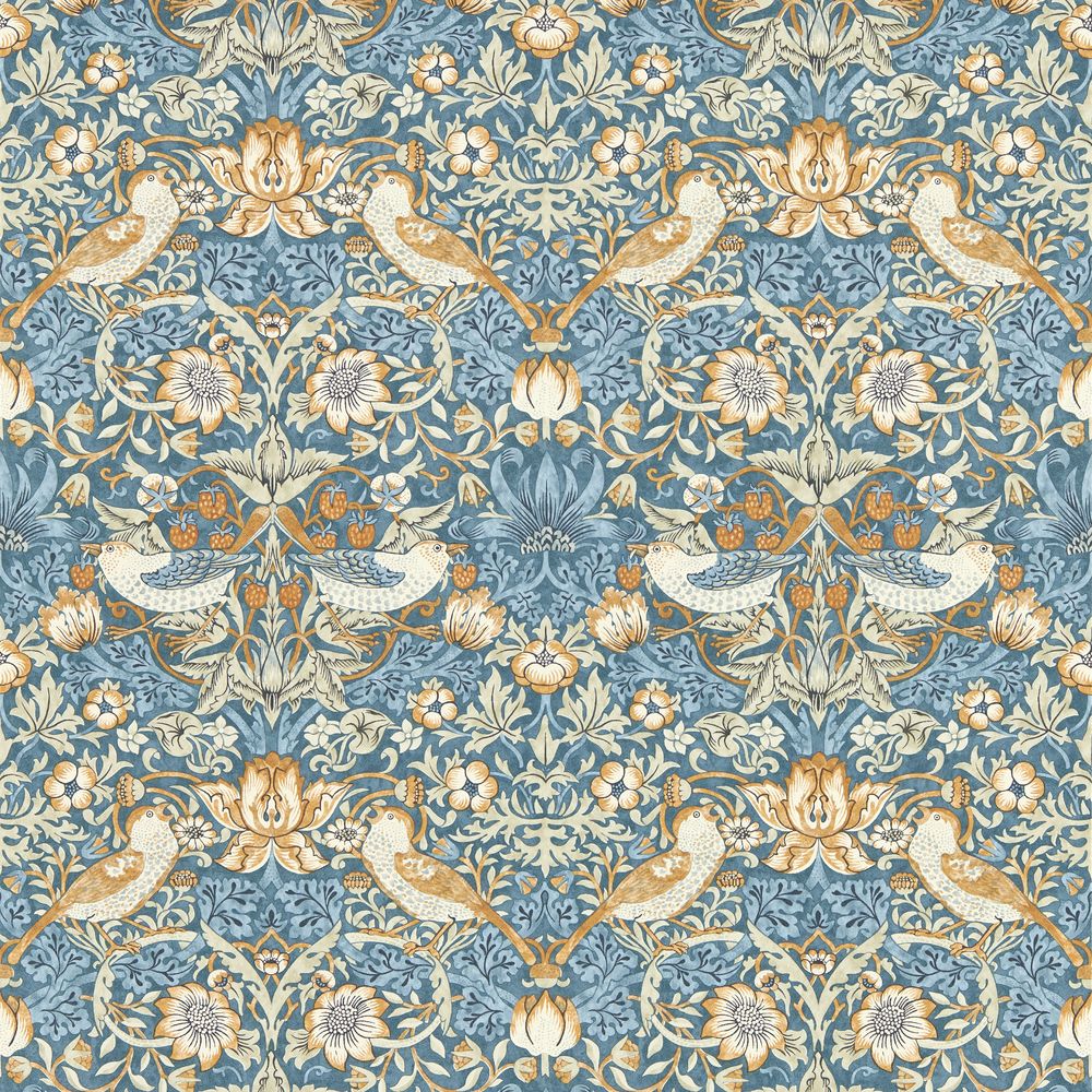 Picture of STRAWBERRY THIEF DENIM/SPICE - W0171/02