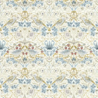 Bild på STRAWBERRY THIEF LINEN/PLUM - W0171/03