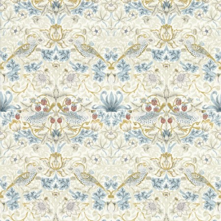 Picture of STRAWBERRY THIEF LINEN/PLUM - W0171/03