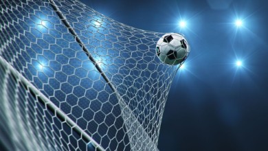 Bild på Fotboll i mål