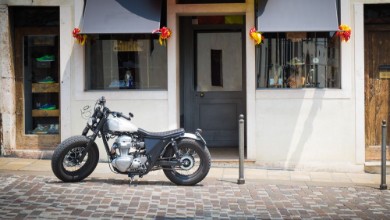 Afbeeldingen van Vintage motorfiets