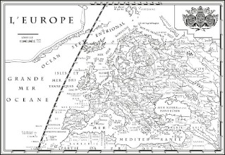 Afbeeldingen van Old European map
