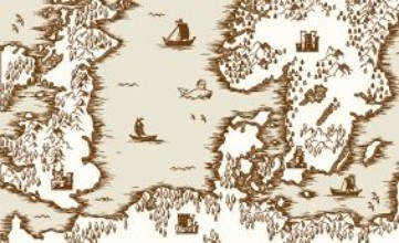 Bild på Old map of the North Sea