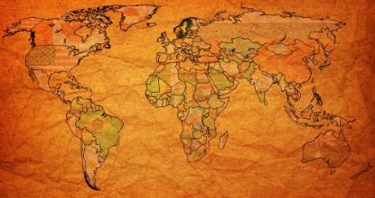 Picture of Country Flags World Map