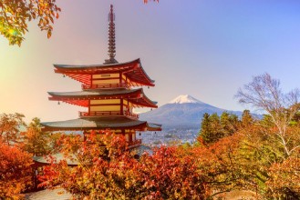 Picture of Chureito Pagoda Shrine, Japan