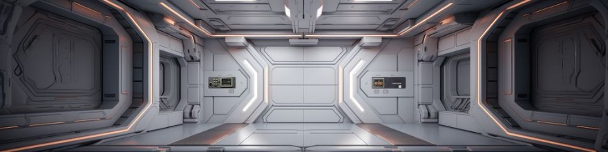 Picture of Space Station Corridor