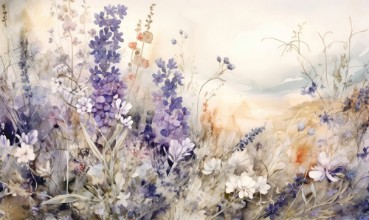 Bild på Sommaräng med blommor
