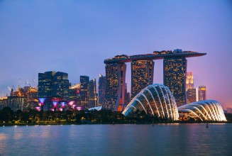 Picture of Singapore financial district