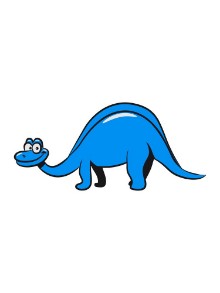 Afbeeldingen van Dinosaur Brontosaurus funny
