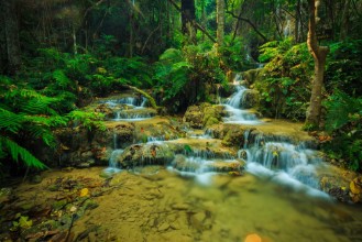 Picture of Wonderful waterfall in thailand Pugang waterfall chiangrai