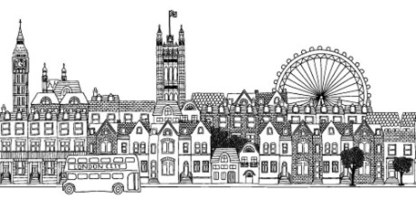 Afbeeldingen van London Skyline Illustration