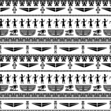 Bild på Egyptian vintage ethnic seamless pattern