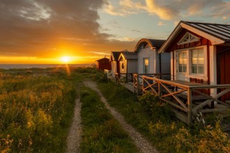 Bild på Hoddor vid klagshamns smbtshamn