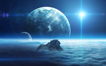 Picture of Infinite space background with nebulas and stars This image elements furnished by NASA