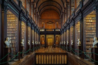 Picture of Book of Kells Library in Dublin Ireland