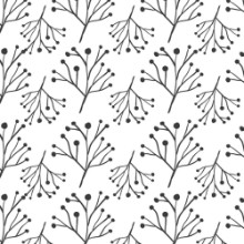 Image de Pattern ramifications tree with stem and branches vector illustration