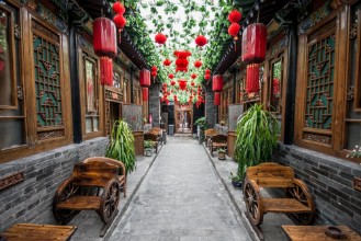 Bild på Typical chinese courtyard