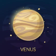 Bild på The planet Venus vector illustration