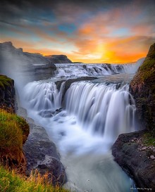 Afbeeldingen van Gulfoss Falls Iceland