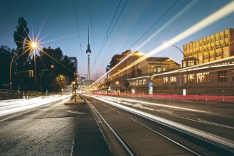 Picture of Evening Glow around Prenzlauer Berg - Berlin