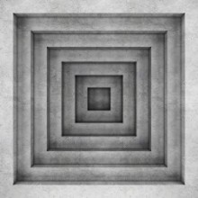 Afbeeldingen van Geometric concrete background 3D rendering