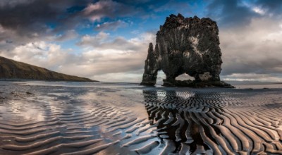 Picture of Hvitserkur beach the troll story Iceland