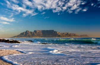 Picture of Scenic view of table mountain from blouberg cape town
