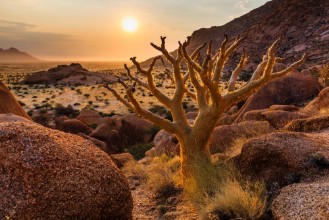 Picture of Group of bald granite peaks - Spitzkoppe Damaraland Namibia